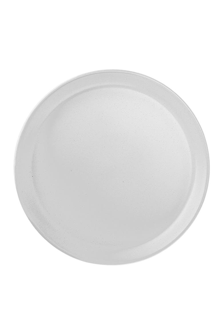 Albie Stoneware 4-Piece Dinner Plate Set, Alternate, color, Snow White