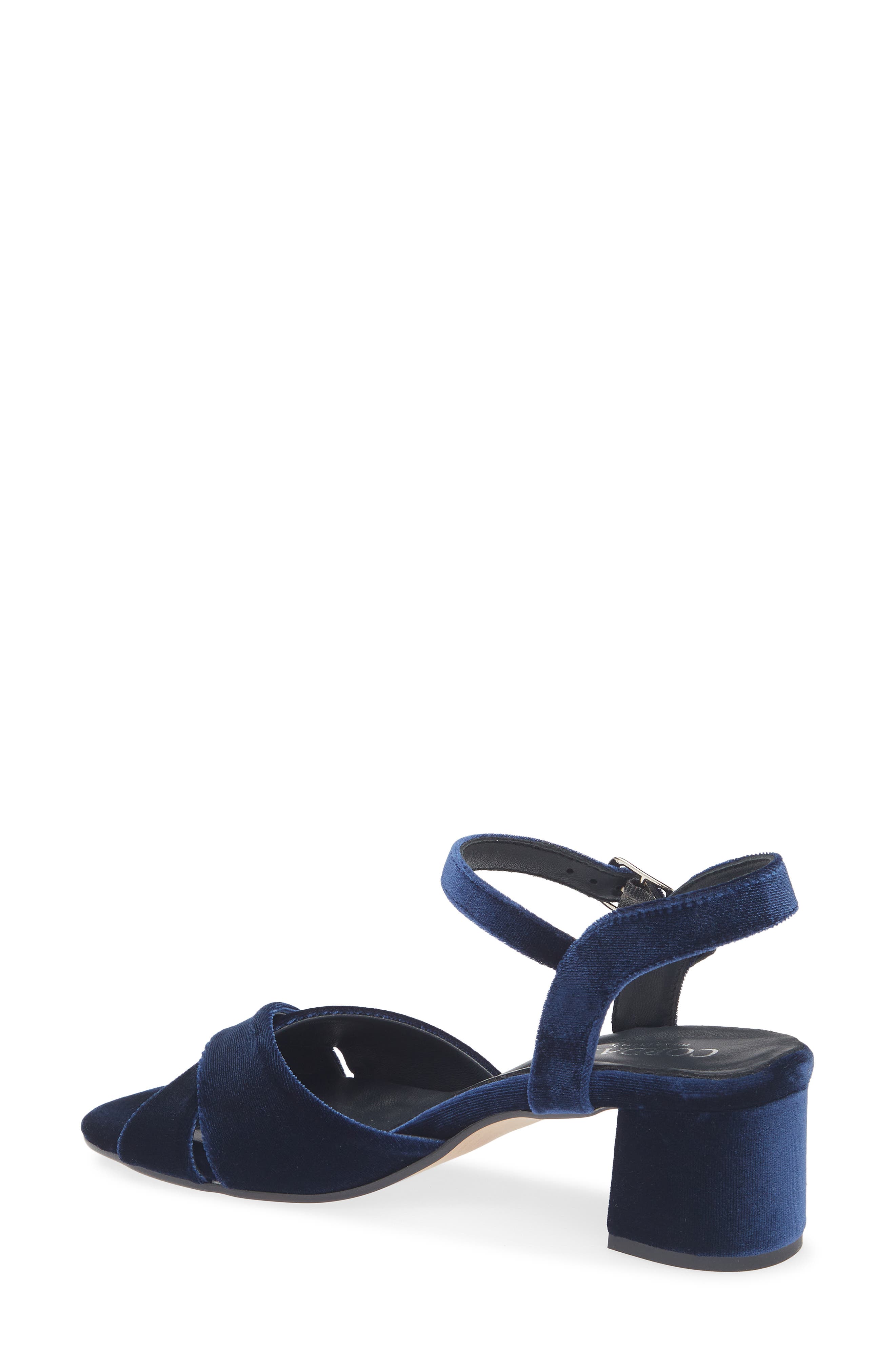 Ilaria Block Heel Sandal, Alternate, color, VELLUTO BLUE