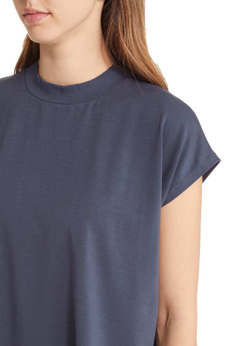 Eileen Fisher Mock Neck Boxy Top | Nordstromrack