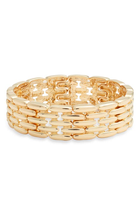 Fancy Link Stretch Bracelet