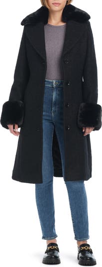 Kate Spade Faux Fur Coat 2024