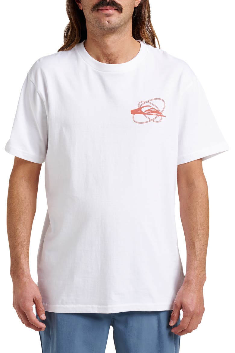 Wave Festival Graphic T-Shirt, Main, color, WHITE