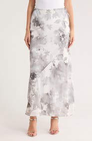 1.STATE Drawstring Column Midi Skirt