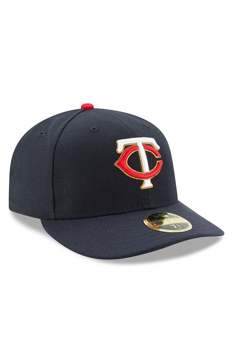 Men's New Era Navy Minnesota Twins Alternate Authentic Collection On-Field Low Profile 59FIFTY Fitted Hat, Alternate, color, Navy