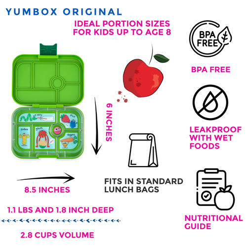 Yumbox Original Leakproof Bento Lunch Box For Kids