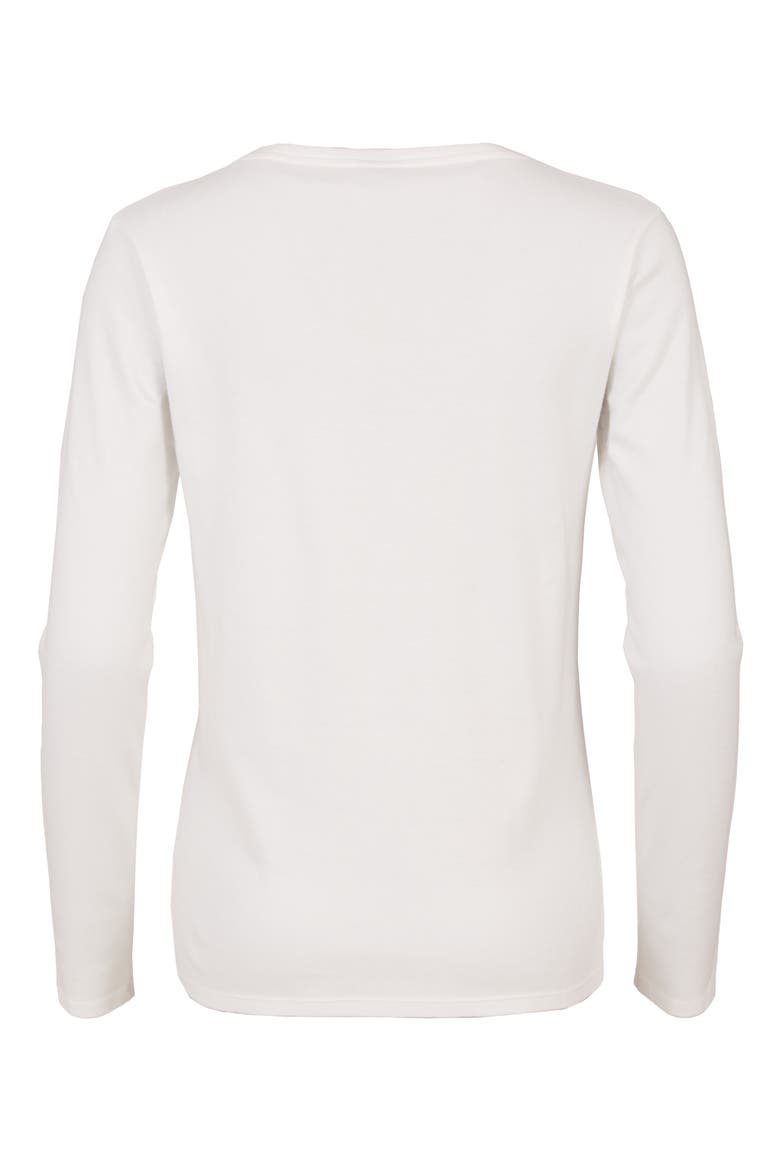 Long Sleeve Crew Neck T-Shirt, Alternate, color, Chalk