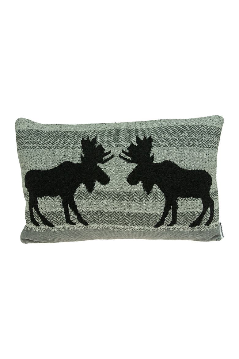 Buck Lodge Pillow - 16" x 24" - Grey, Alternate, color, GREY