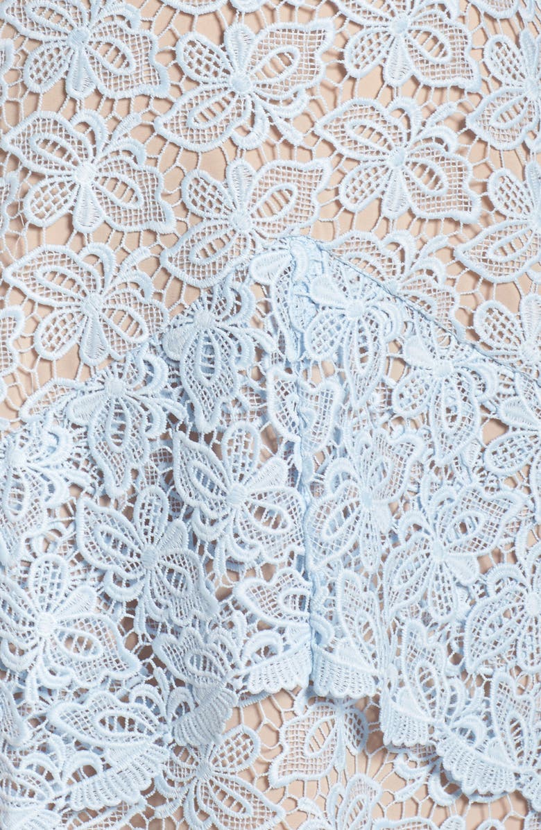 Cooper St Taha Tiered Lace Midi Dress, Alternate, color,