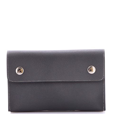 Double Snap Pochette Crossbody Epsom
