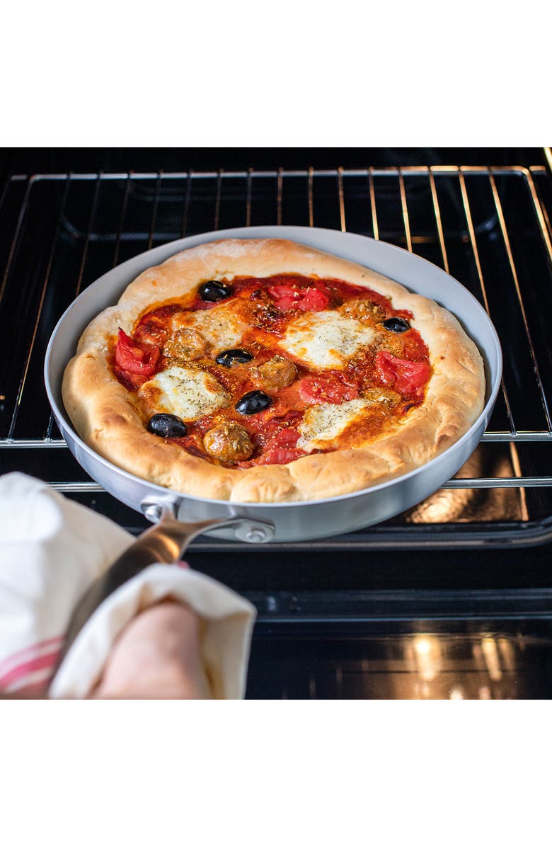 GreenPan Venice Pro Tri-Ply Stainless Steel Ceramic Nonstick 13-Piece Cookware Set, Alternate, color, 