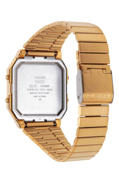 Casio Vintage Multiface Digital Bracelet Watch, 40.5mm × 33.9mm