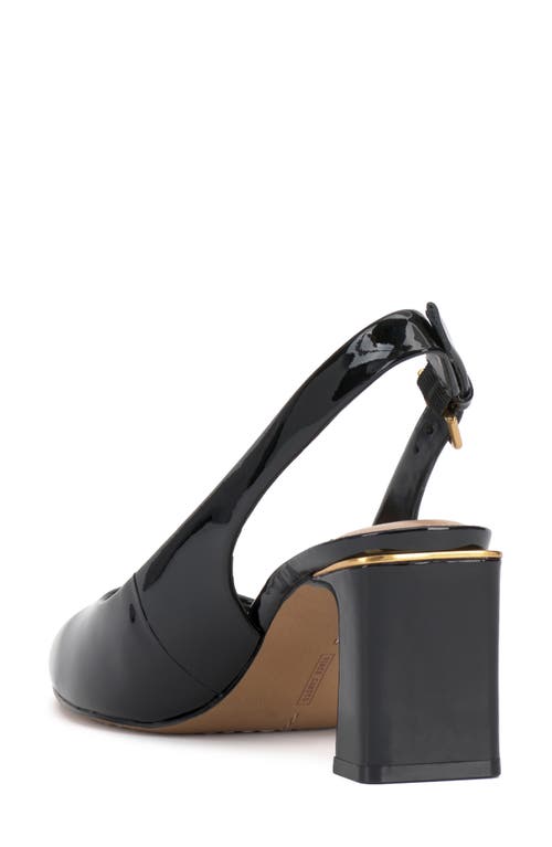 Vince Camuto Hamden Pointed Toe Slingback Pump In Black