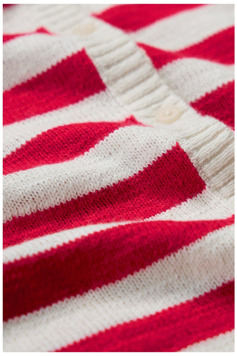 Knavock Stripe Organic Cotton & Linen Sweater, Alternate, color, KNIT CORNISH CHALK SCARLET