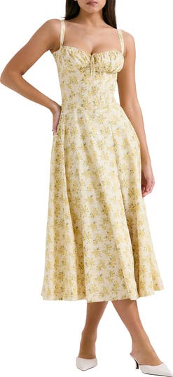 HOUSE OF CB Carmen Bustier Sundress | Nordstrom