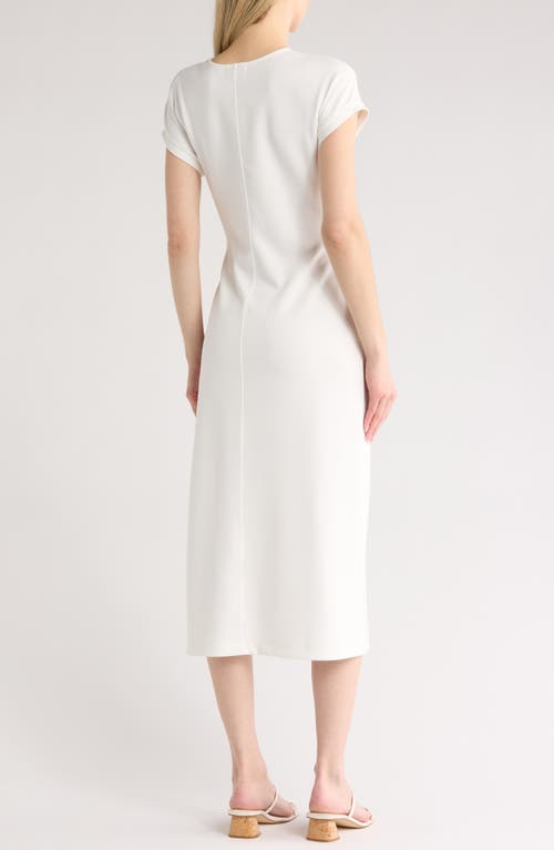 NORDSTROM NORDSTROM TIE WAIST MIDI DRESS