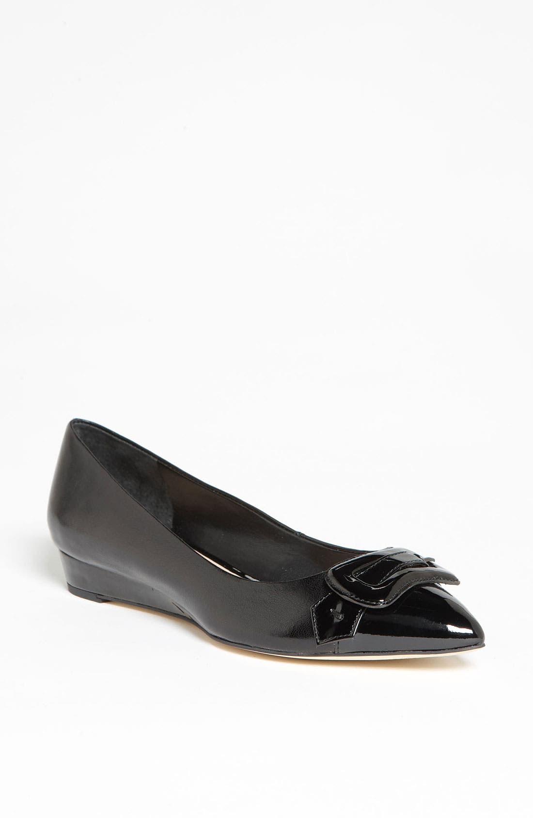 Flat, Main, color, BLACK LEATHER/ PATENT