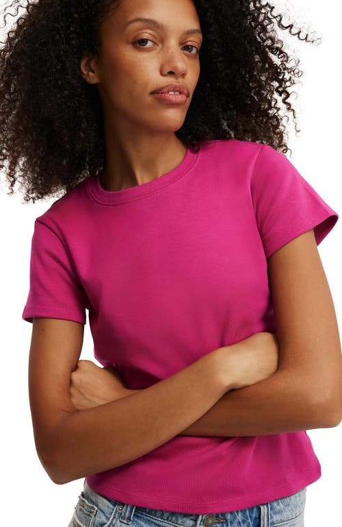 Cotton On 90s Baby Tee In Raspberry Royale