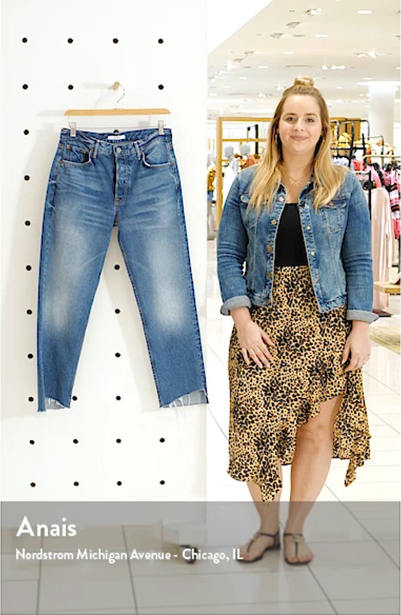 Helena Step Hem Straight Jeans, sales video thumbnail