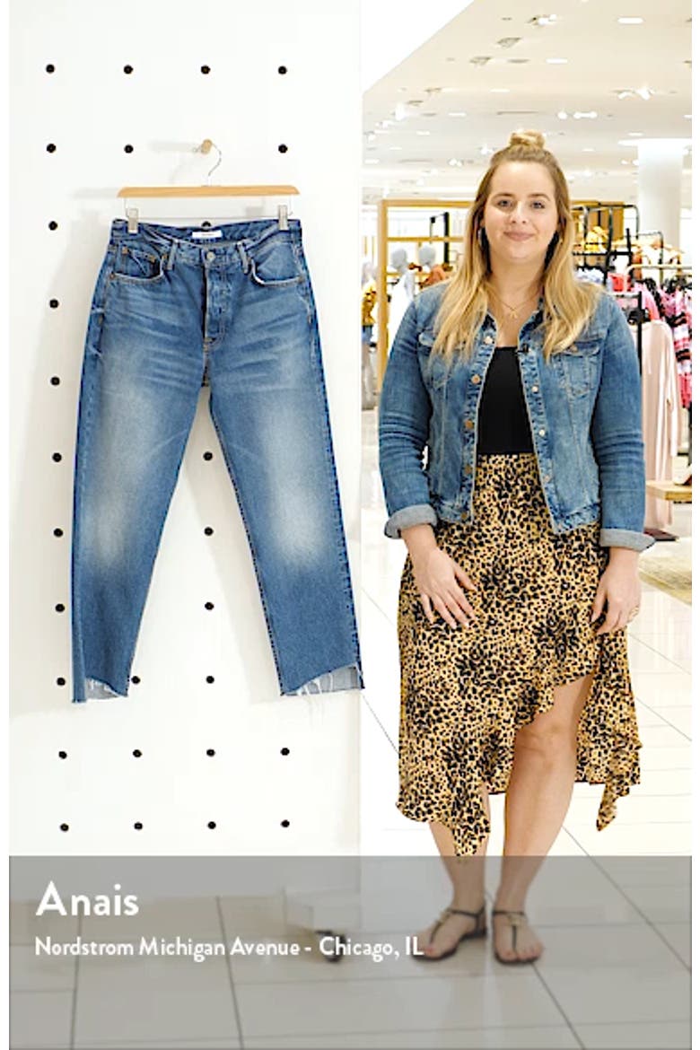 Helena Step Hem Straight Jeans video