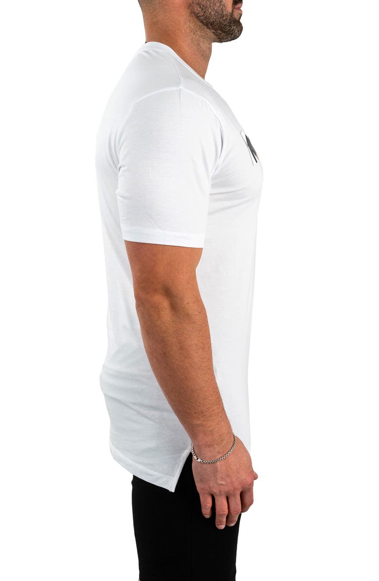 Maceoo Scrabble Logo Cotton Graphic T-Shirt, Alternate, color, White