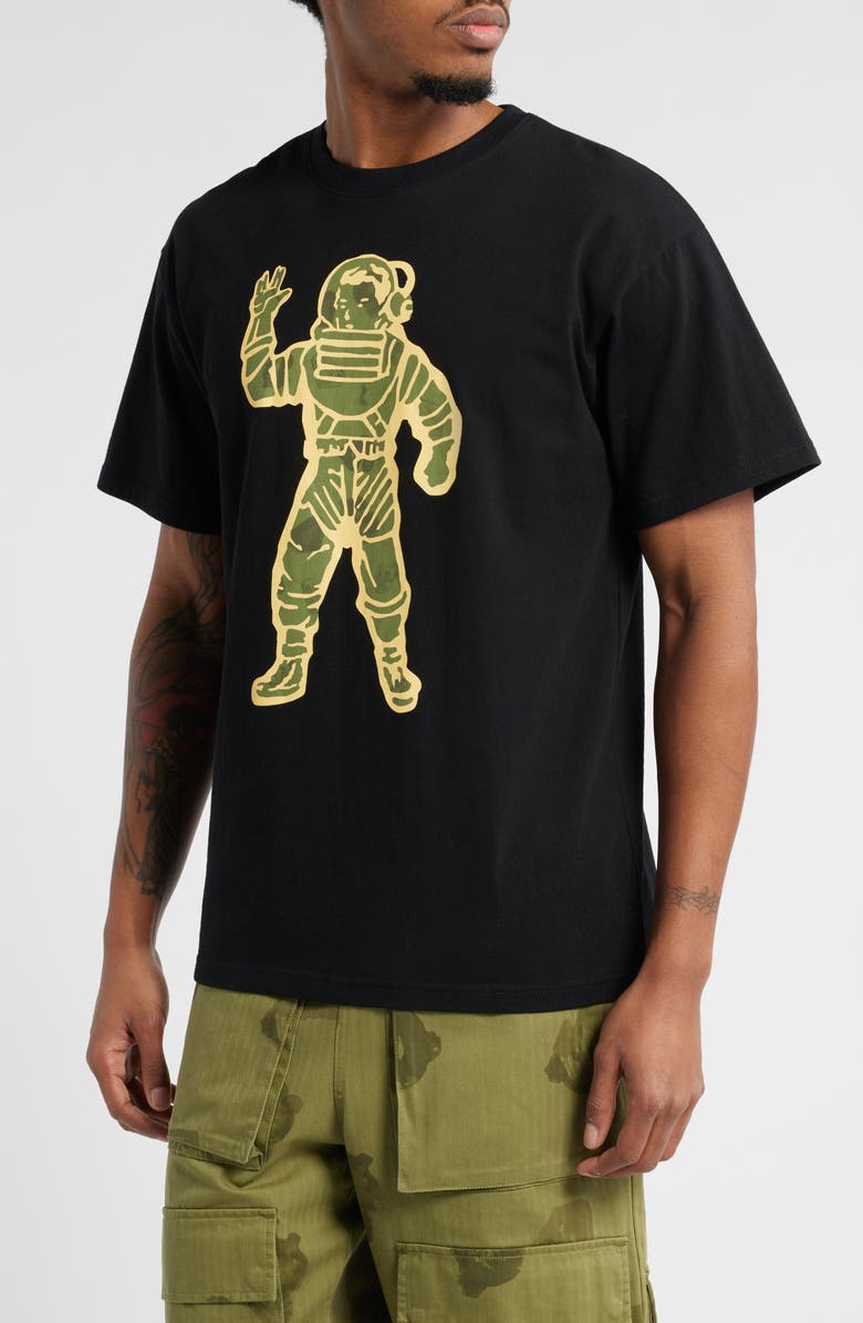 Billionaire Boys Club Astronaut Diamond Dollar Cotton Graphic T-Shirt, Main, color, Black