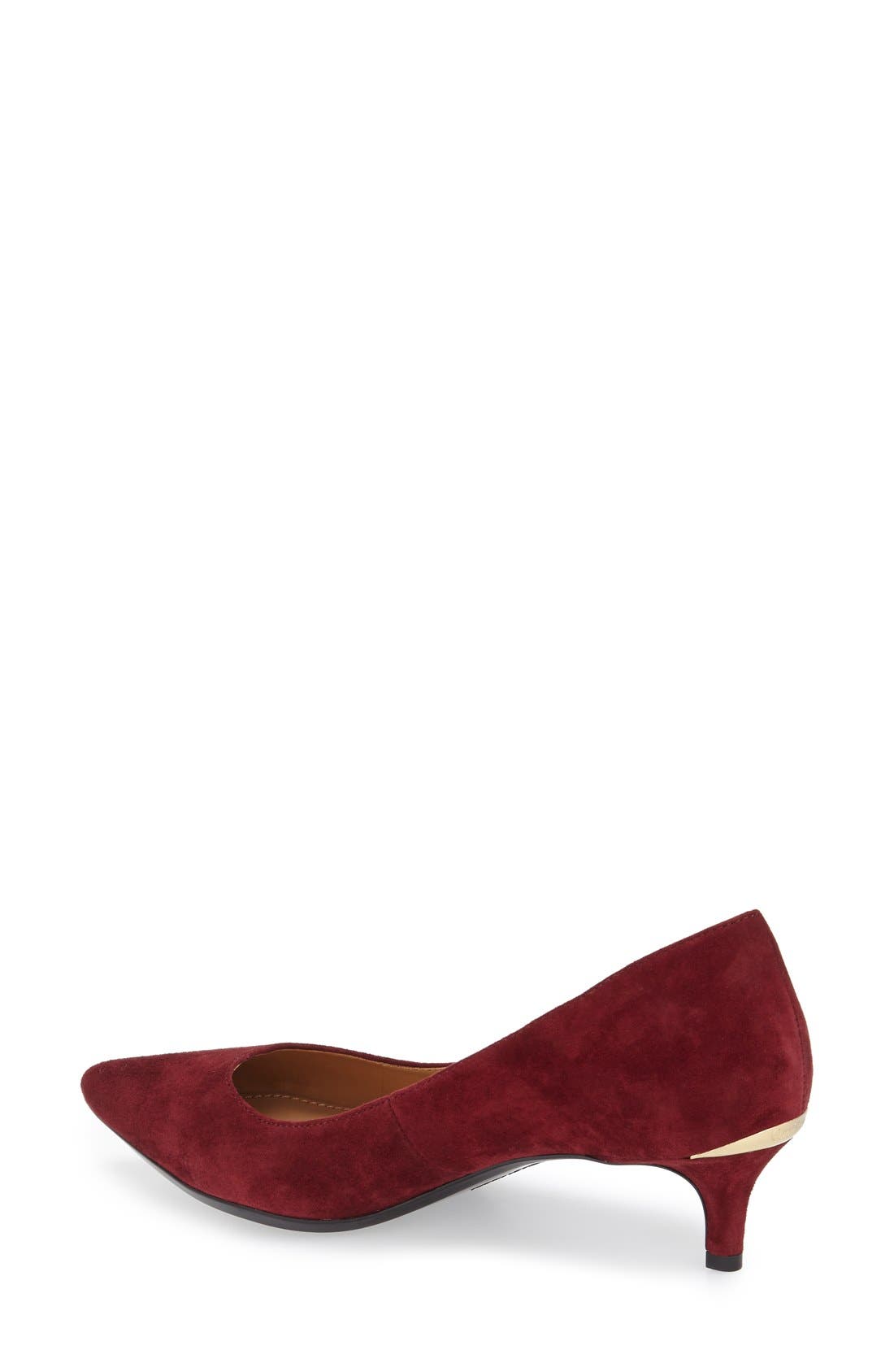 Gabrianna Pump, Alternate, color, CABERNET SUEDE