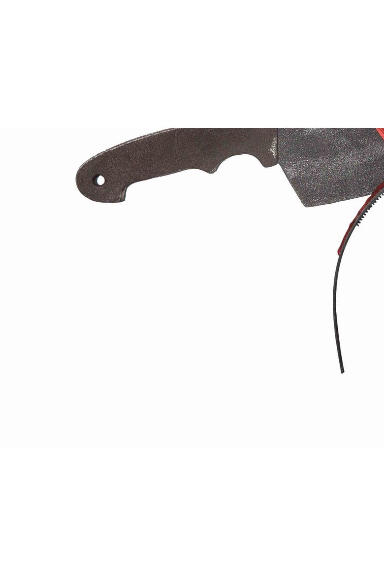 Bloody Butcher Knife Headband Halloween Costume Accessory, Alternate, color, Red