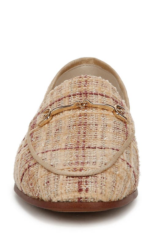 Sam Edelman Loraine Bit Loafer Pale Gold Fabric In Pale Gold