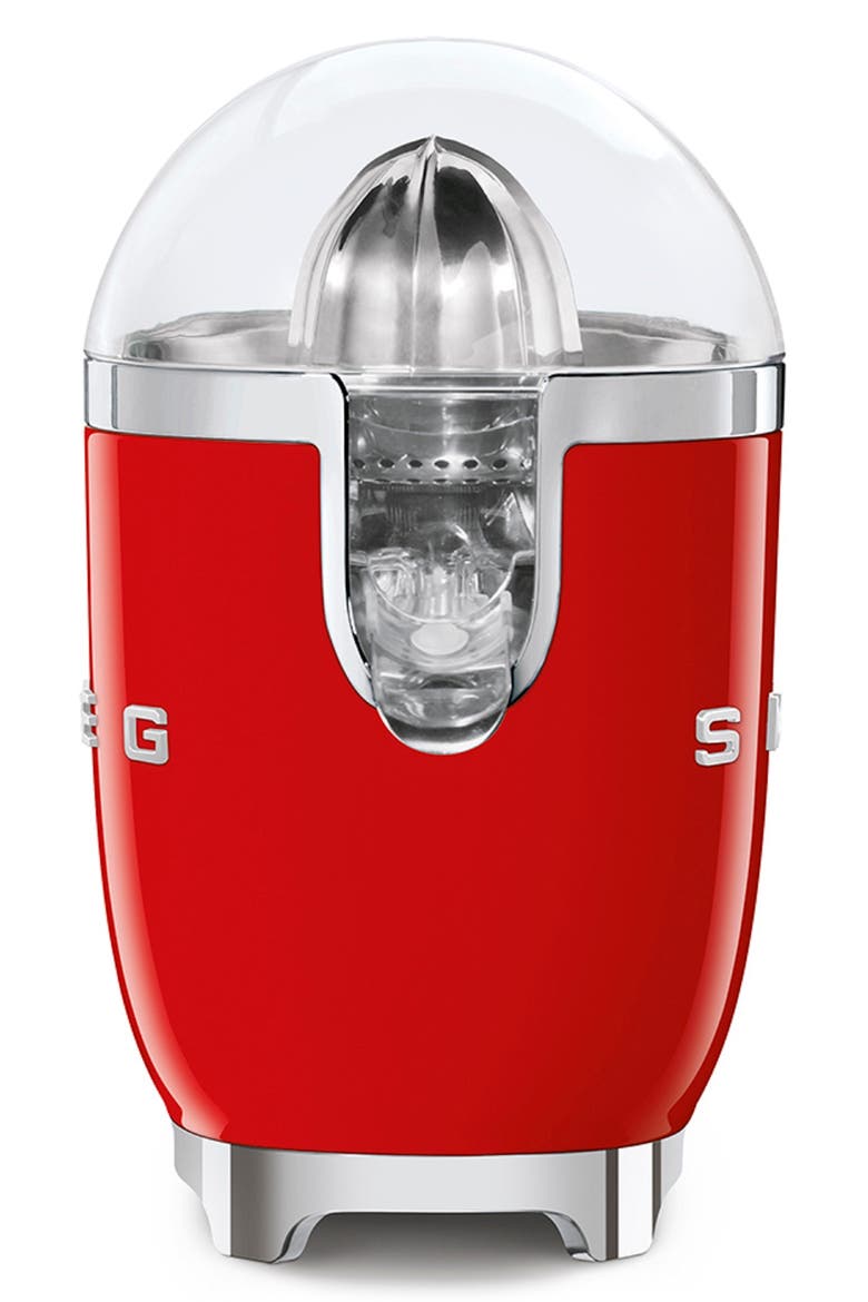 Retro Style Citrus Juicer, Alternate, color, RED
