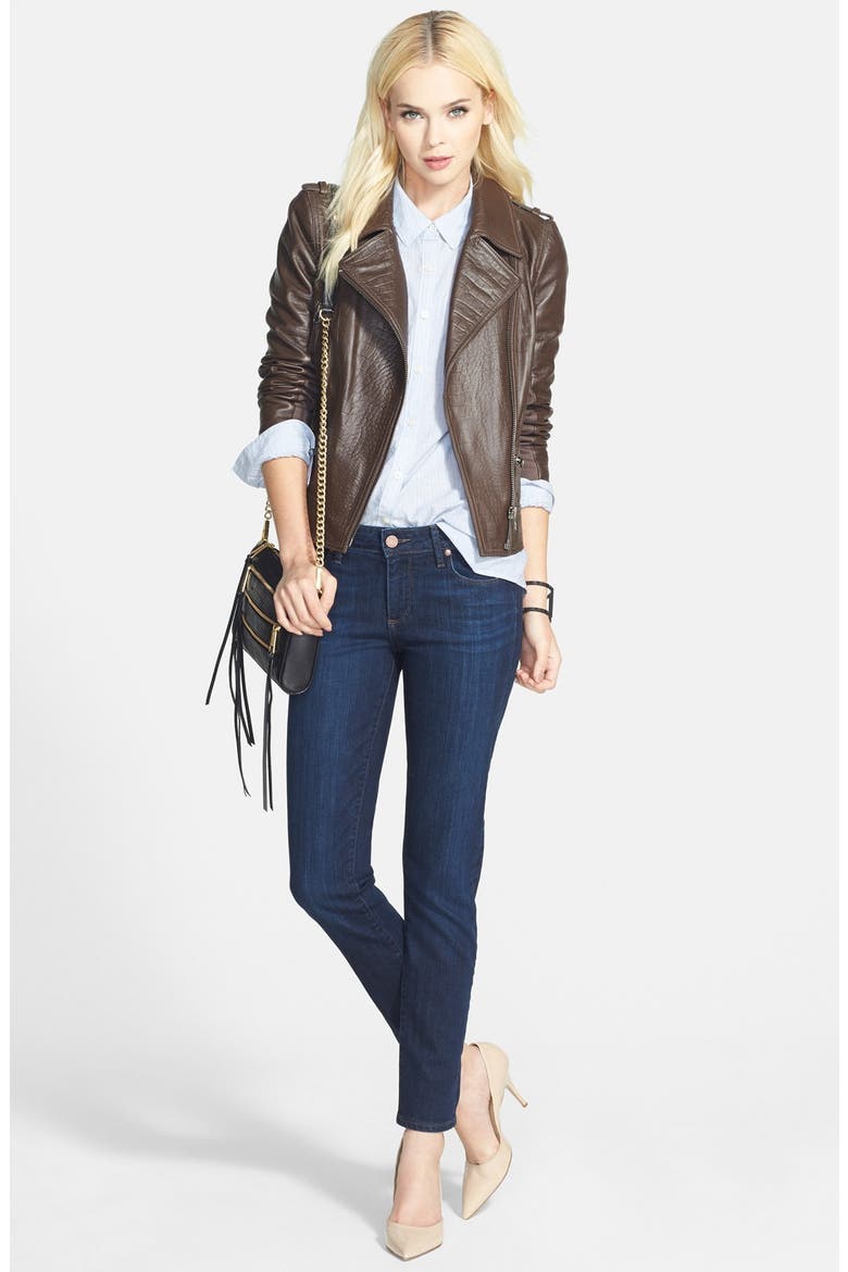 Denim 'Skyline' Ankle Peg Skinny Jeans (Nordstrom Exclusive), Alternate, color, DIXIE