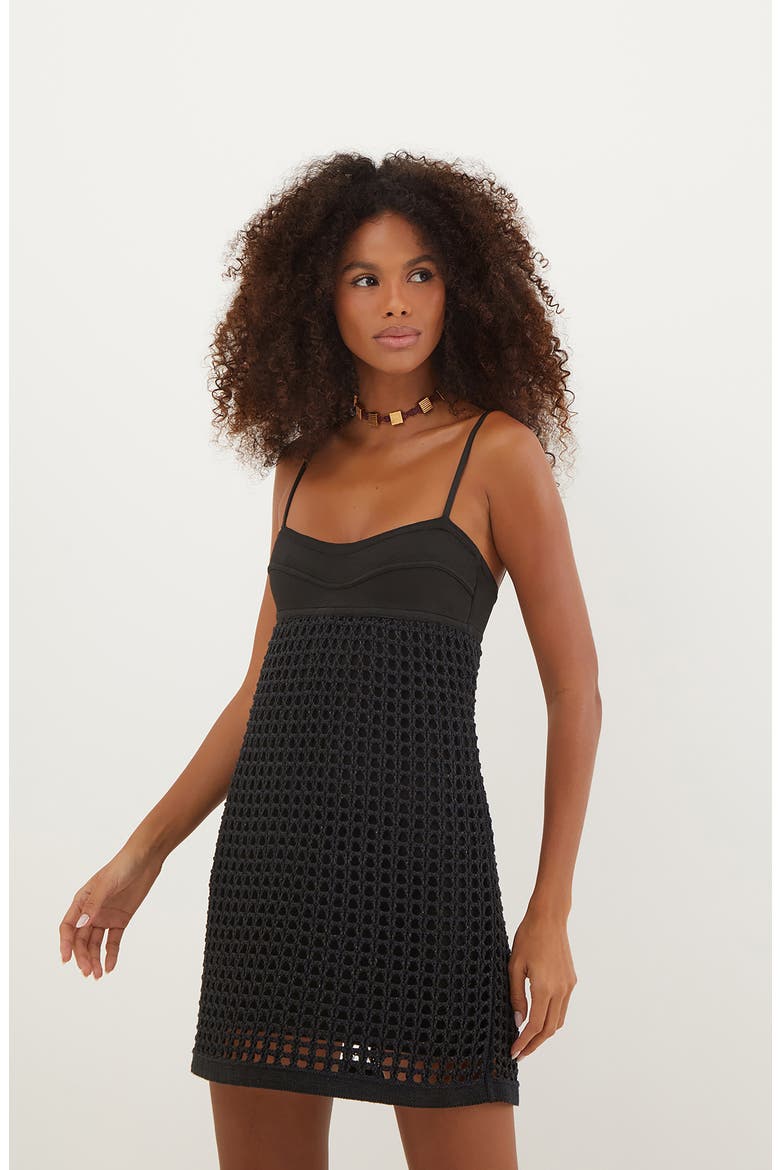 Solid Tidsy Cover-Up Dress, Alternate, color, BLACK