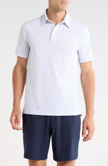 G/fore Stretch Tech Jersey Golf Polo Shirt In Twilight