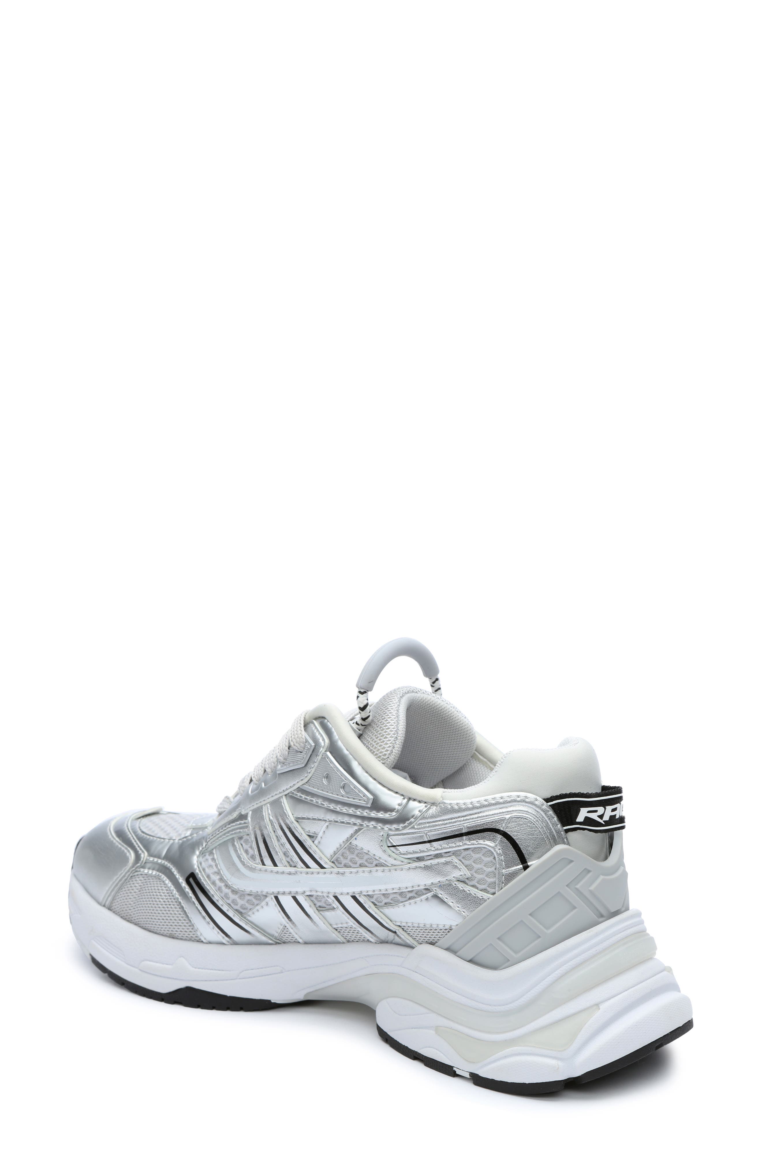 Ash Race Sneaker, Alternate, color, Silver/ Pearl
