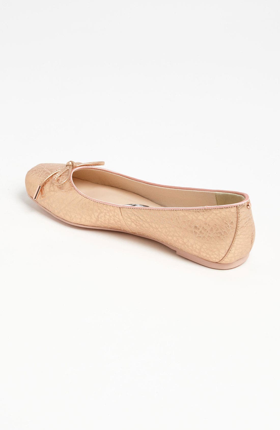 'Charee' Ballet Flat, Alternate, color, LIGHT PINK/ METALLIC