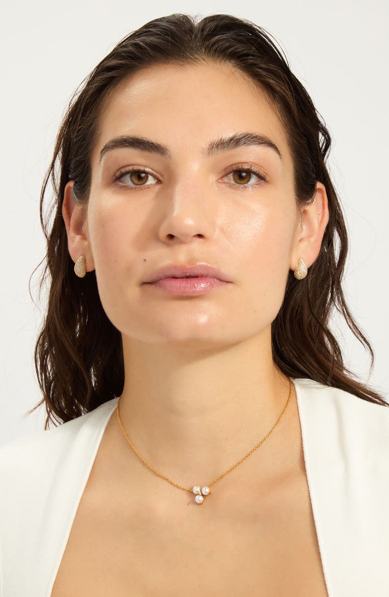 Adornia Freshwater Pearl Pendant Necklace, Alternate, color, White