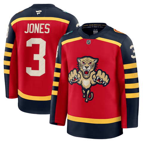 Men
s Fanatics Seth Jones Red Florida Panthers 2026 NHL Winter Classic Premium Jersey