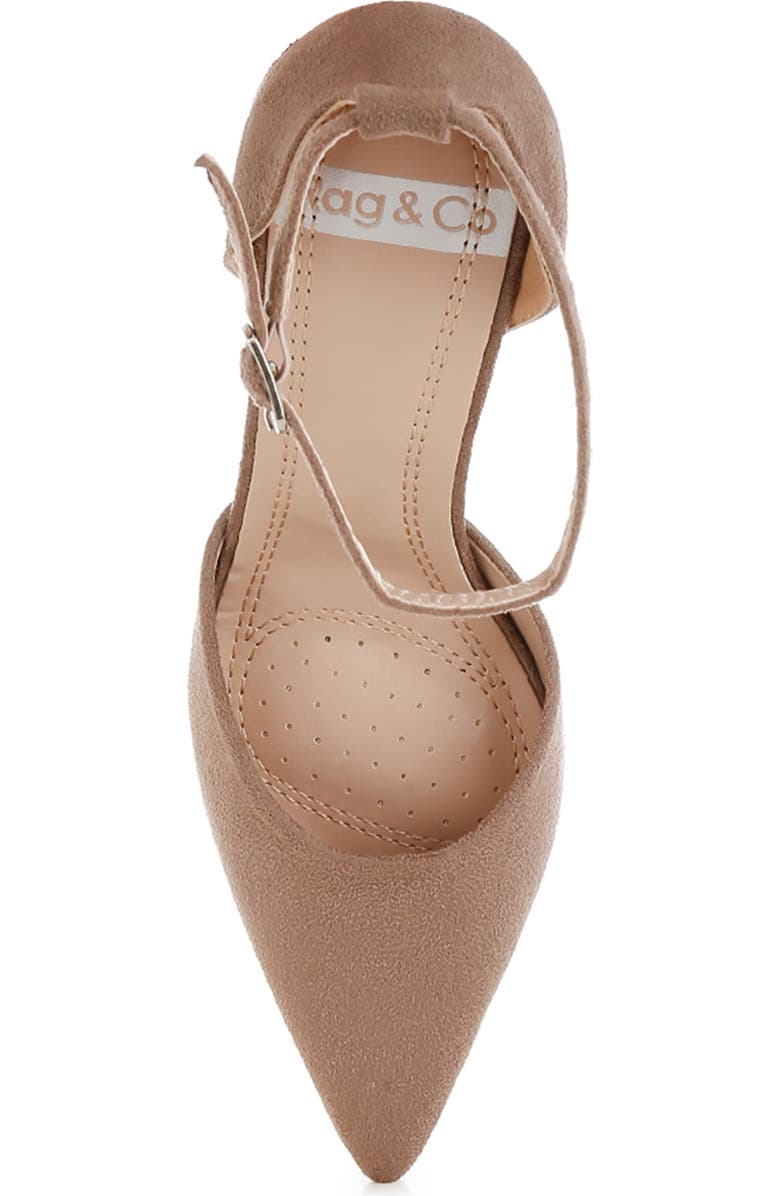 Rag & Co Ushra Pointed Toe Pump, Alternate, color, Taupe