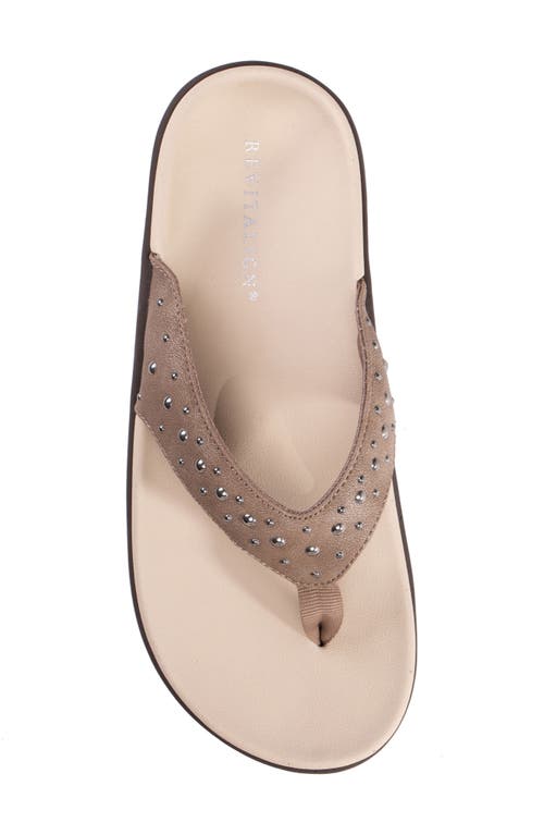 Revitalign Yumi Fresca Flip Flop In Fossil
