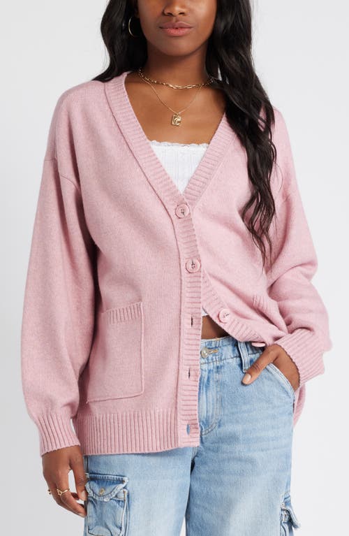 Bp. Oversize Front Pocket Cotton Blend Cardigan