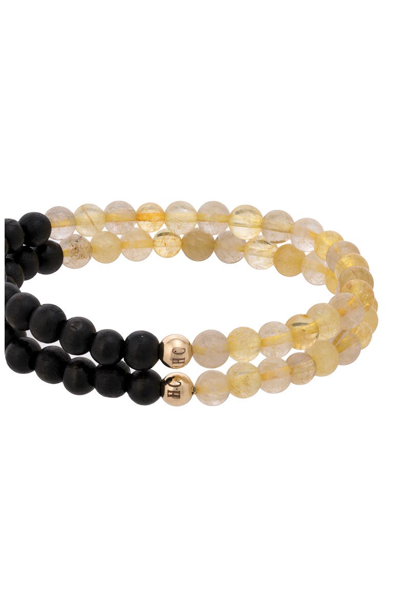 Men's N69 Money Max Set of 2 Healer's Bracelets, Alternate, color, BLACK