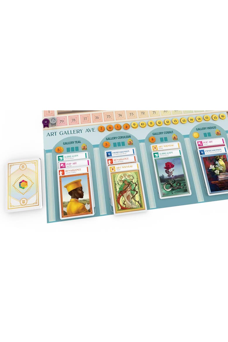 Art Decko, Deck Building Game of Art Collecting, Ages 14+, Alternate, color, Multicolored