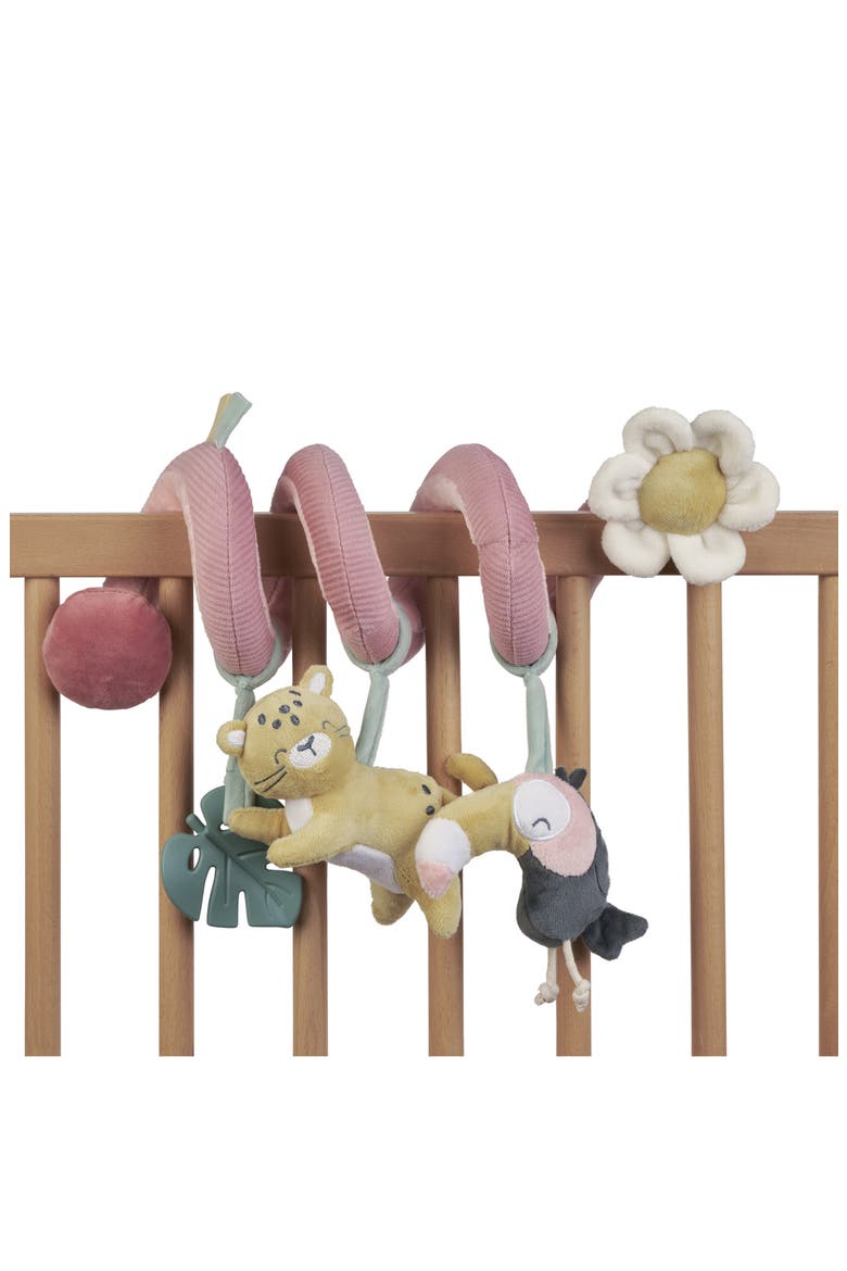 Multi-Activity Spiral Rattle Toy, Alternate, color, CHEETAH
