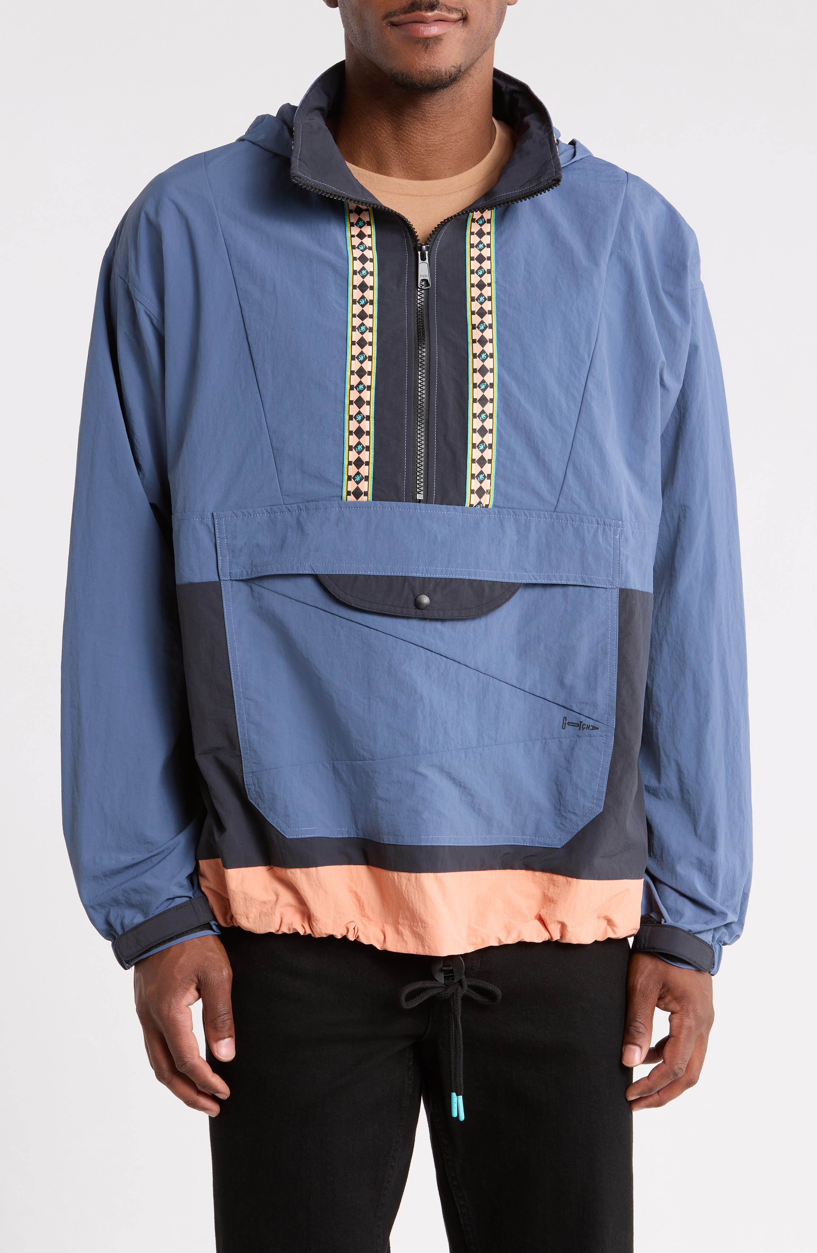 Palms Hooded Nylon Anorak