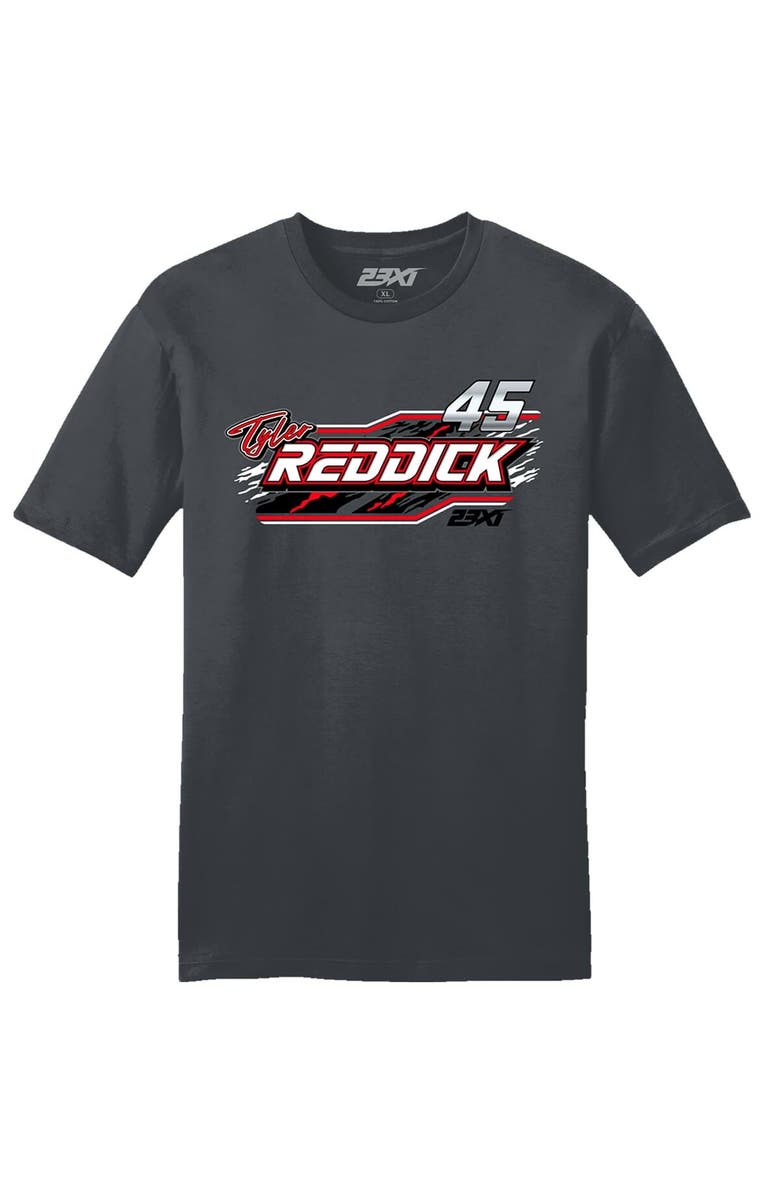 23XI Racing Men's 23XI Racing  Charcoal Tyler Reddick Jordan Car T-Shirt, Alternate, color, Charcoal