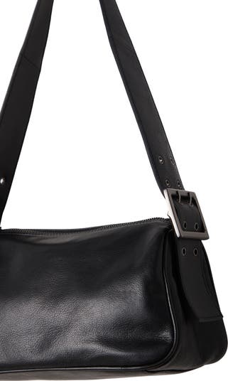 Army Candy Leather Baguette Bag