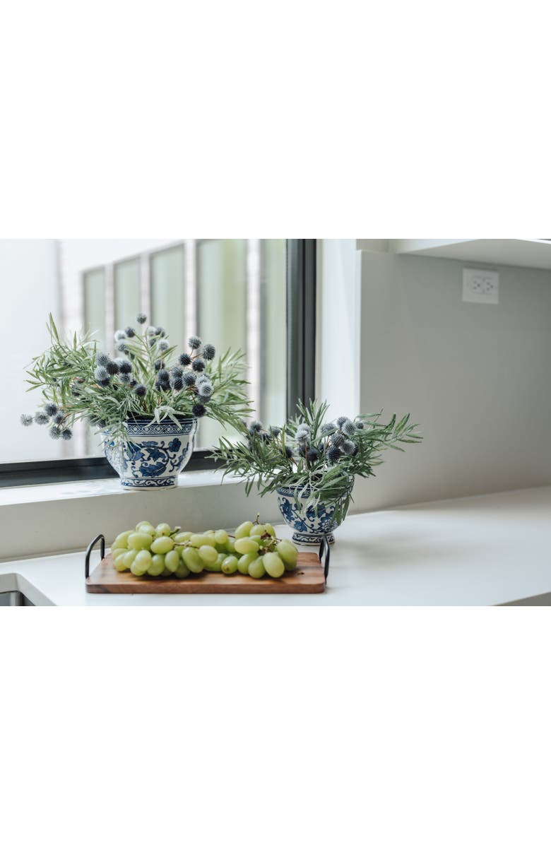 CocoBella Elowen Thistle Toile Bowl Arrangement, Alternate, color, Green