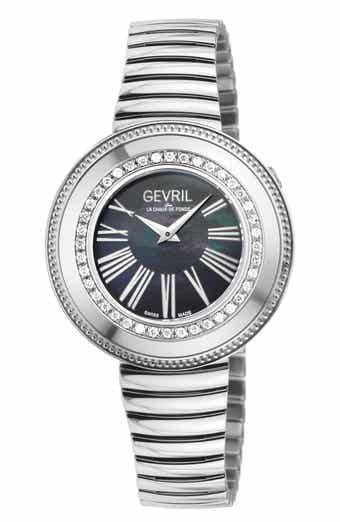 GEVRIL Gandria Diamond Bracelet Watch, 36mm - 0.5ct.