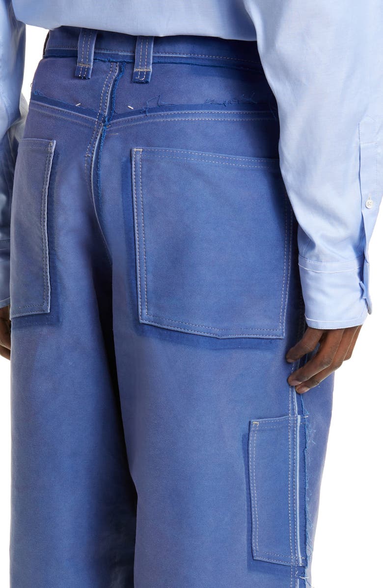 Maison Margiela Cotton Moleskin Utility Trousers, Alternate, color, 