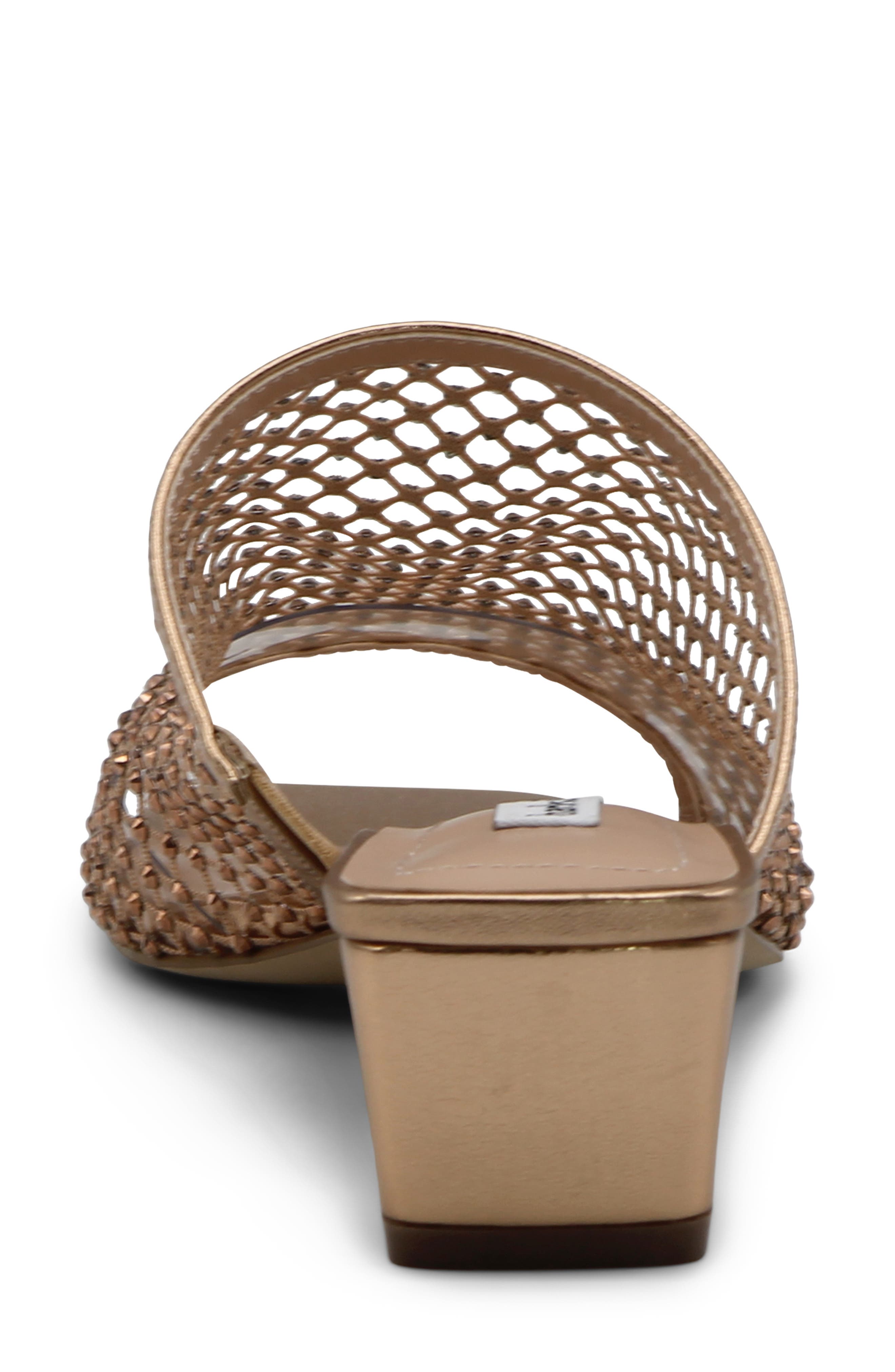 Charles David Noolie Wedge Sandal, Alternate, color, Rose Gold