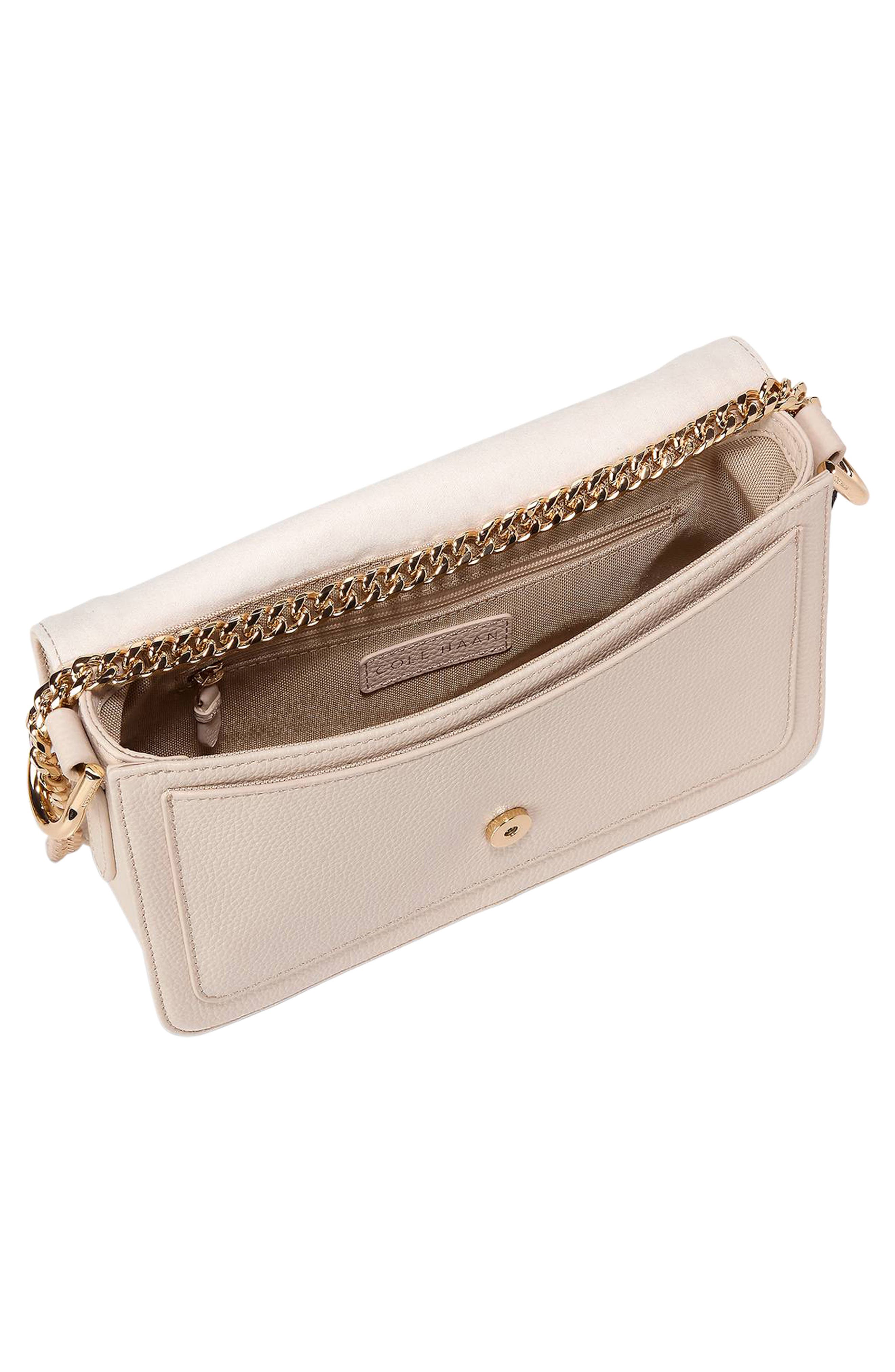 Daniella Leather Chain Shoulder Bag, Alternate, color, ANCIENT SCROLL